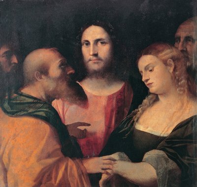 Christ and the Adulteress by Palma il Vecchio